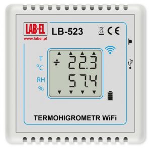 Rejestrator temperatury i wilgotności WiFi LB-523
